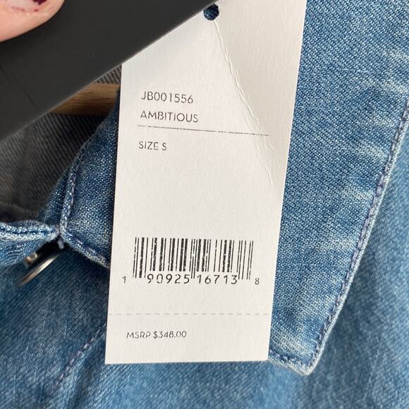 J. Brand Cyra Cropped Denim Jacket S - Picture 6 of 12